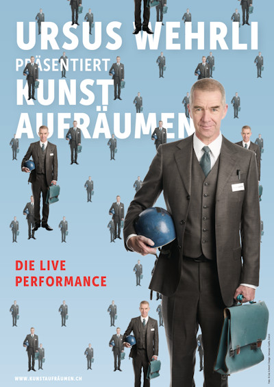 Plakat: Kunst aufräumen